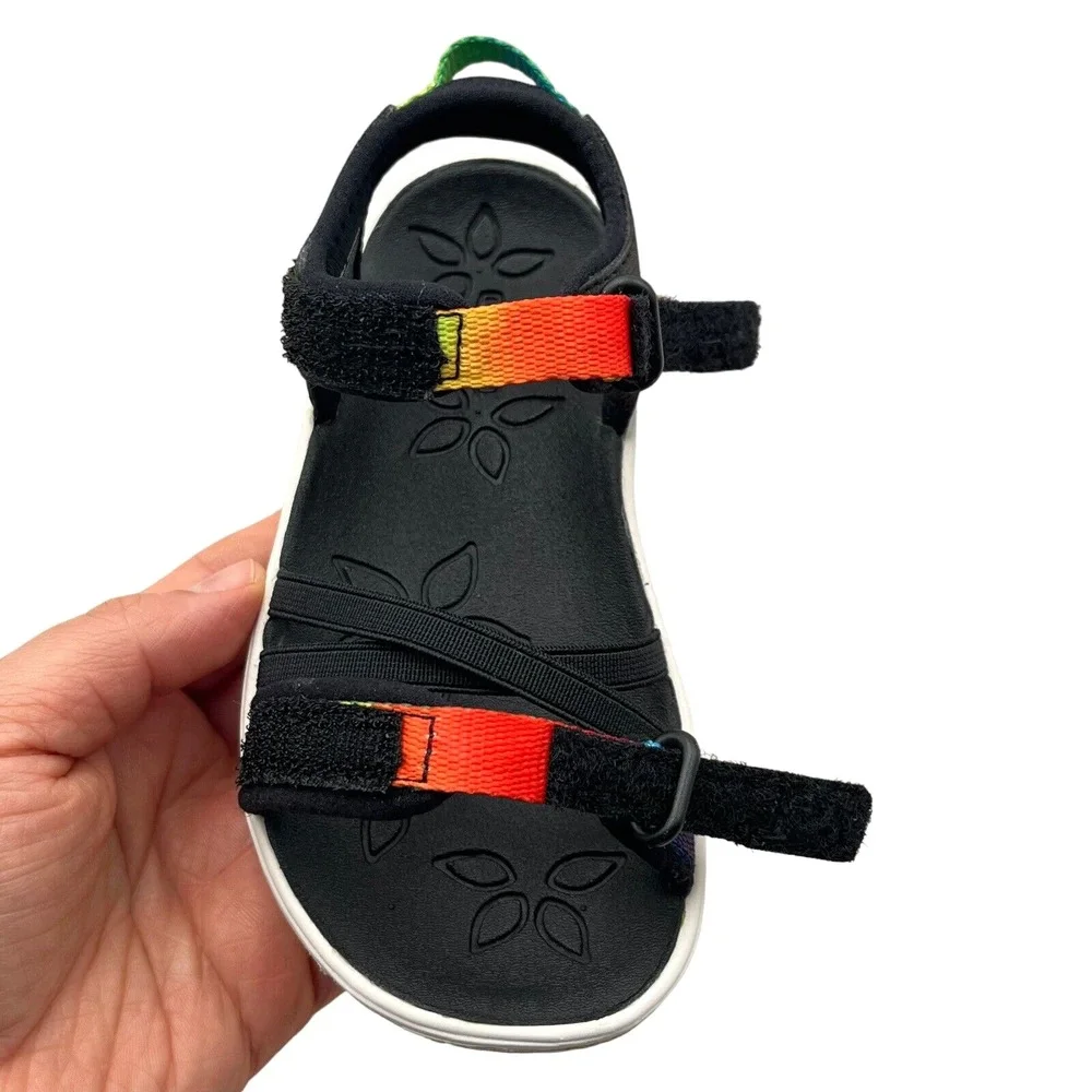Keen Toddler Girls Outdoor Sandals Size 8 Black-Multi Adjustable Water‎ Friendly